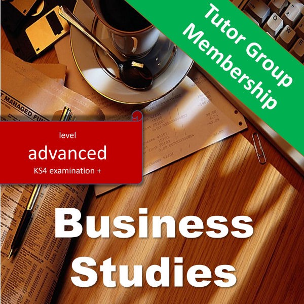 Business Studies Tutor Group Annual Membership